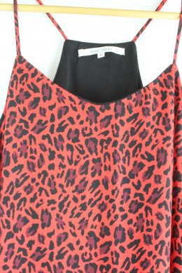 vestido animal print easy wear 36