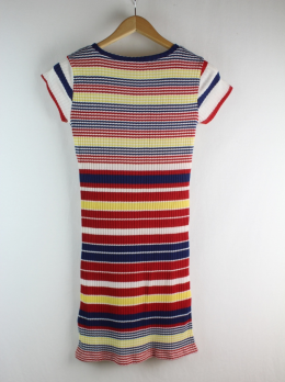 vestido punto canale rayas sfera m