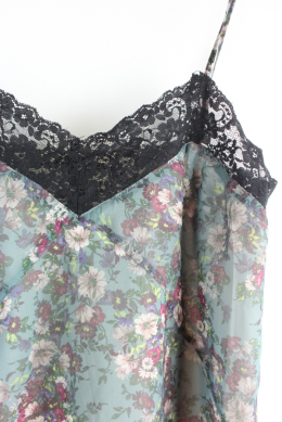 vestido estampado lencero Pull and bear s