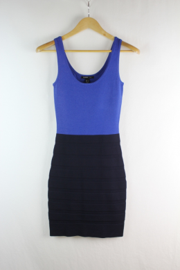 vestido bodycon punto mango s