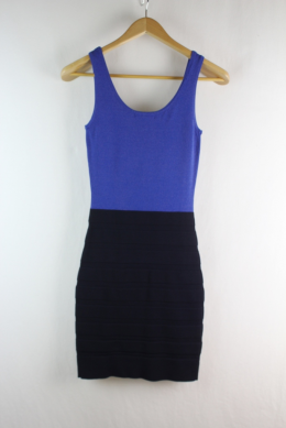 vestido bodycon punto mango s