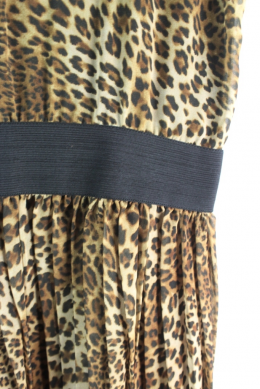 vestido animal print clockhouse s