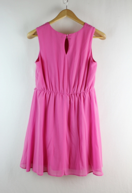 vestido gasa rosa atmosphere 40