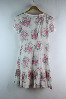 vestido floral jsfn ellos 36