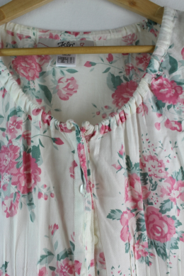 vestido floral jsfn ellos 36