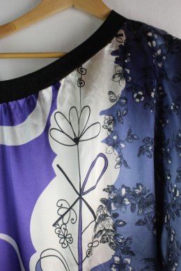 vestido asimetrico paz seoane m/l