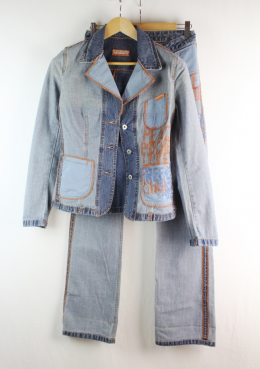 conjunto pantalon+blazer vaquero freesoul s