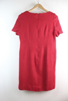 vestido tweed  rojo gloria estellés 52