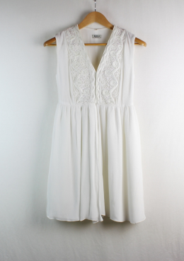 mini vestido blanco marella 36