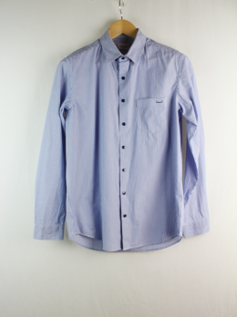 camisa rayas hombre azul adolfo dominguez s
