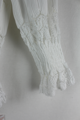 blusa encaje blanco chicwish