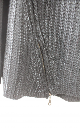 jersey cremalleras negro mango