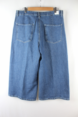 Pantalon culotte azul bershka