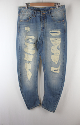 Vaquero boyfriend azul mango