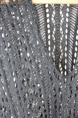 Poncho playero crochet