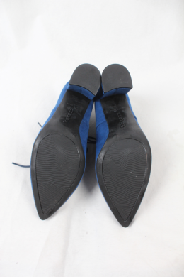 zapato tacon azul ercilla