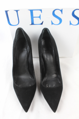 Salones nobuk negro guess