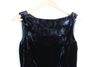 vestido velvet zara