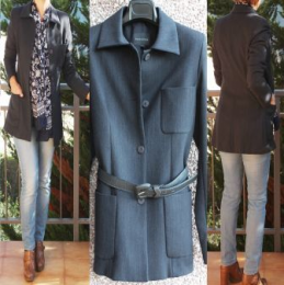 CHAQUETA BASICA MARINO