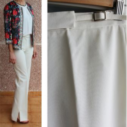 PANTALON RECTO MARFIL VERANO