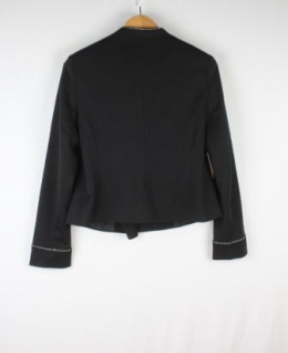 chaqueta estilo militar negra camaieu
