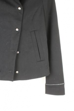 chaqueta estilo militar negra camaieu