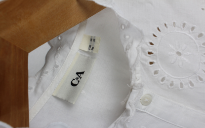 blusa bordada blanca cya