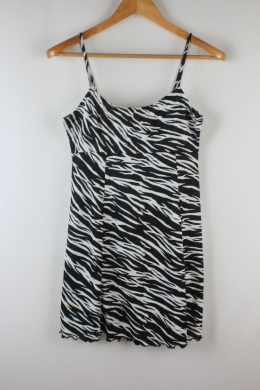 Vestido playero animal print