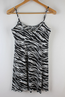 Vestido playero animal print