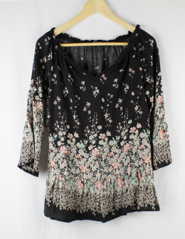 blusa estampada