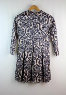 vestido jaquard M/40