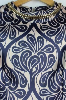 vestido jaquard M/40