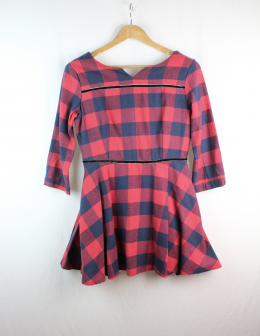 vestido tartan m/38