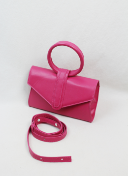  mini bolso fucsia