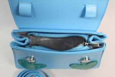 bolso tulipanes azul