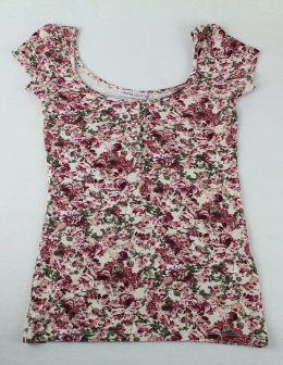 Camiseta flores