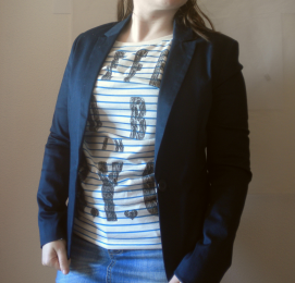 Americana Blazer azul marino
