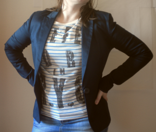 Americana Blazer azul marino